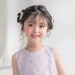 メゾピアノ(mezzo piano)のお花リボン　ヘアポニー2個セット5