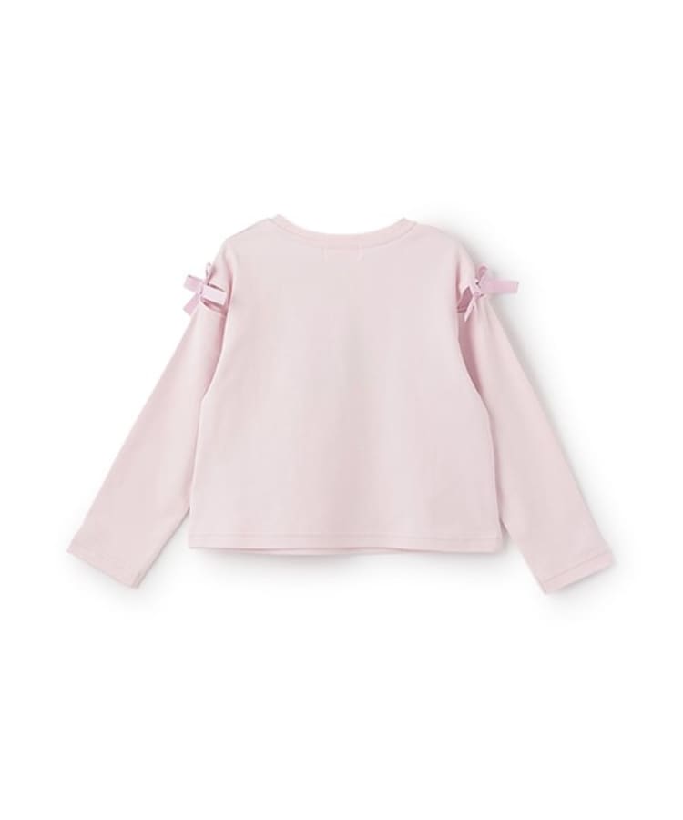 メゾピアノ(mezzo piano)の【人気商品再入荷】【直営店で取り扱い無し】ぬいぐるみロゴ　長袖Tシャツ1