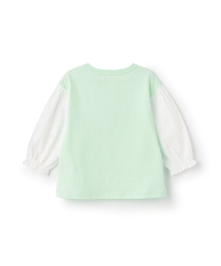 メゾピアノ(mezzo piano)のフラワーリース　7分袖Tシャツ1