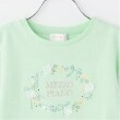 メゾピアノ(mezzo piano)のフラワーリース　7分袖Tシャツ2