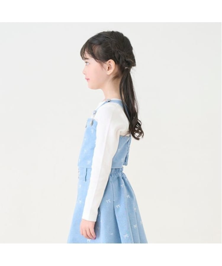 メゾピアノ(mezzo piano)のリボン刺繍ビスチェ＆長袖Tシャツセット15