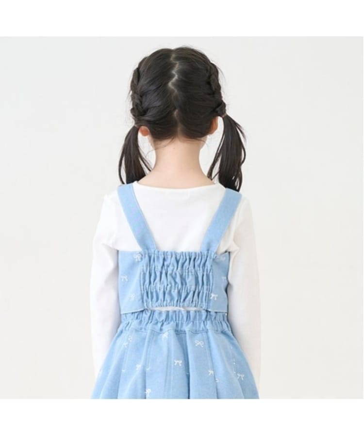 メゾピアノ(mezzo piano)のリボン刺繍ビスチェ＆長袖Tシャツセット16