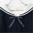 メゾピアノ(mezzo piano)のセーラーニットベスト＆長袖Tシャツセット3