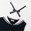 メゾピアノ(mezzo piano)のセーラーニットベスト＆長袖Tシャツセット4