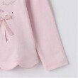 メゾピアノ(mezzo piano)のリボンイッパイ裾スカラップ長袖Tシャツ7