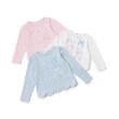 メゾピアノ(mezzo piano)のリボンイッパイ裾スカラップ長袖Tシャツ9