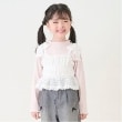 メゾピアノ(mezzo piano)の肩リボンキャミチュニック＆長袖Tシャツセット オフホワイト(003)
