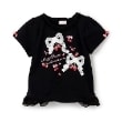 メゾピアノ(mezzo piano)の【人気商品再入荷】【直営店で取り扱い無し】いちごTシャツ ブラック(219)