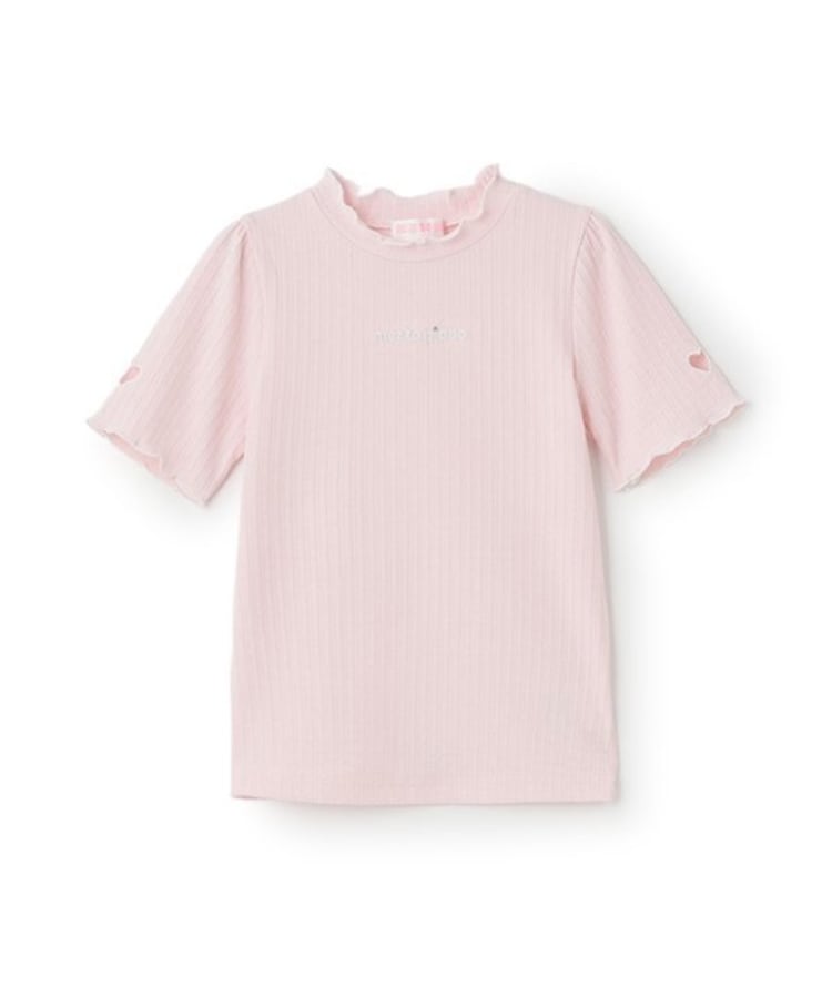 メゾピアノ(mezzo piano)のハートくり抜き　プチハイ　半袖Tシャツ12