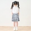 メゾピアノ(mezzo piano)のサイドハートベルト　チェックプリーツスカパン22