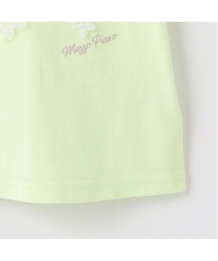 メゾピアノ(mezzo piano)のフリルリボン　半袖Tシャツ9