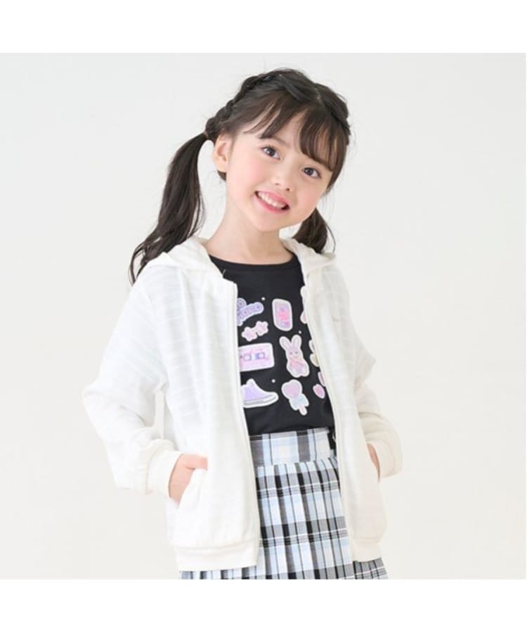 メゾピアノ(mezzo piano)のステッカーアップリケ　半袖Tシャツ14