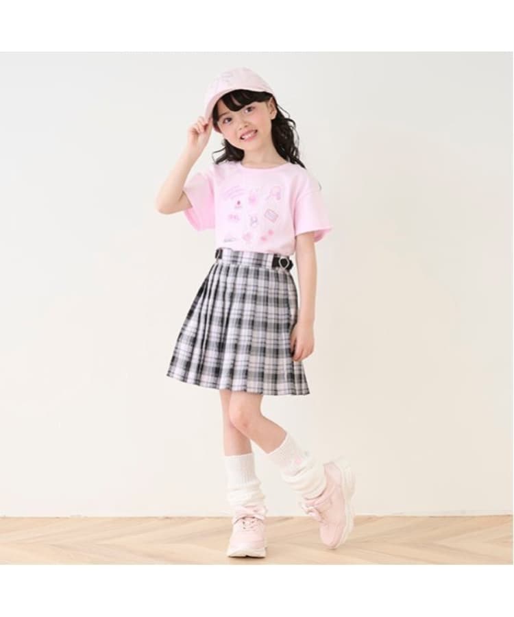 メゾピアノ(mezzo piano)のステッカーアップリケ　半袖Tシャツ16