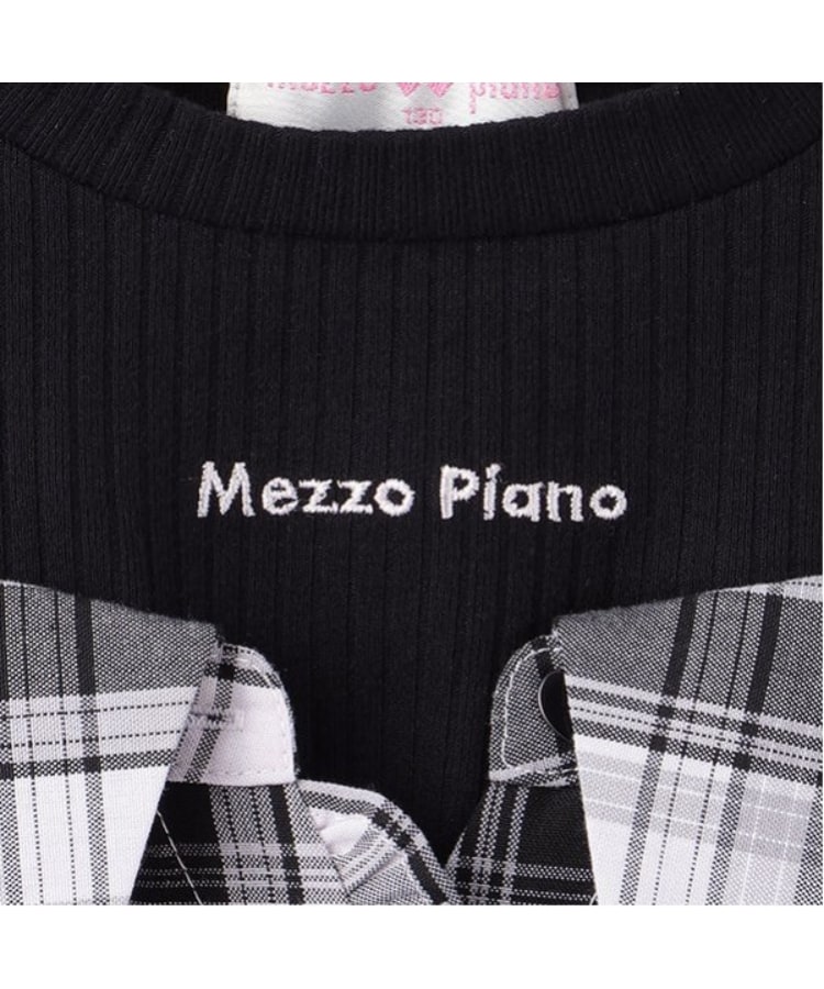 メゾピアノ(mezzo piano)のドッキング　チェックシャツ3