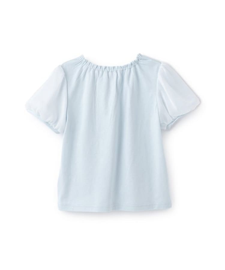 メゾピアノ(mezzo piano)のバレエネックレス刺しゅう　Tシャツ1