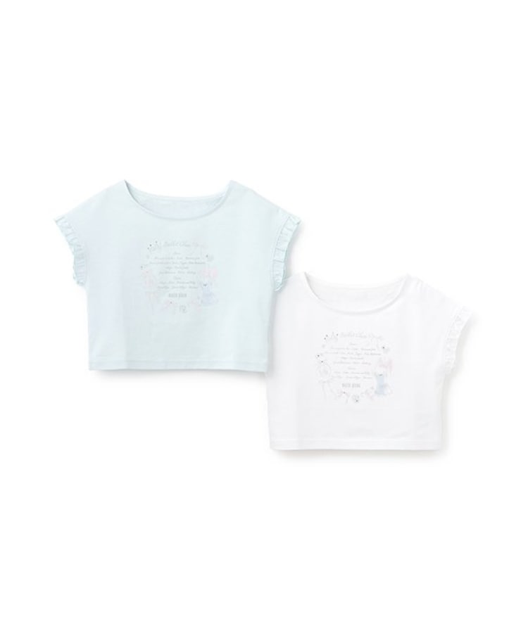 メゾピアノ(mezzo piano)の【バレエ】短丈Tシャツ7