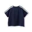 メゾピアノ(mezzo piano)のレースロゴアップリケ　袖ラインTシャツ4
