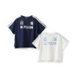 メゾピアノ(mezzo piano)のレースロゴアップリケ　袖ラインTシャツ11