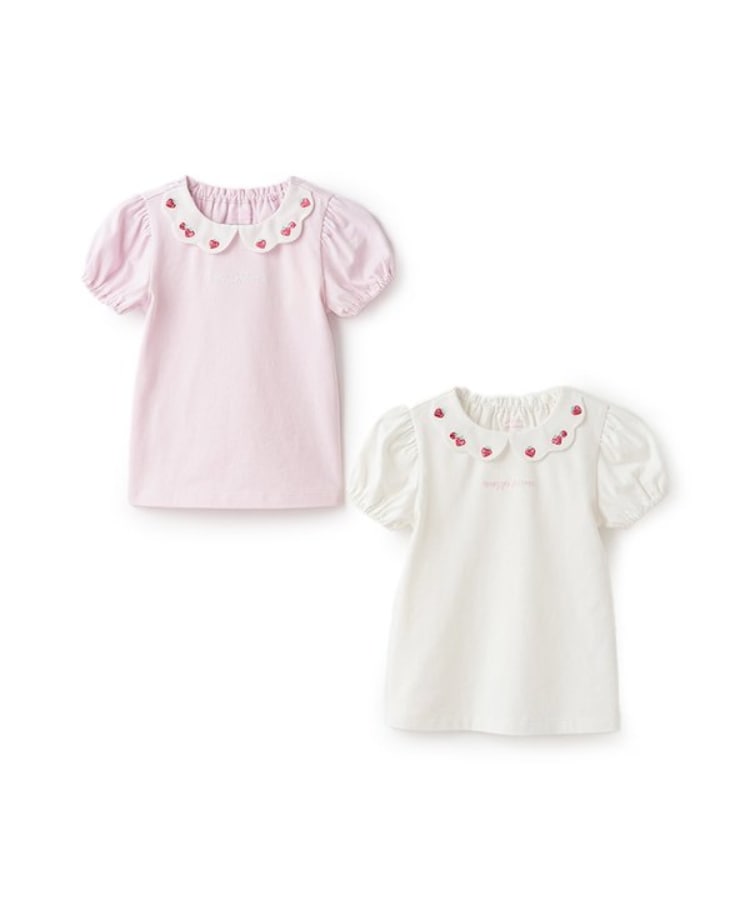 メゾピアノ(mezzo piano)のいちご刺しゅう 半袖Tシャツ8