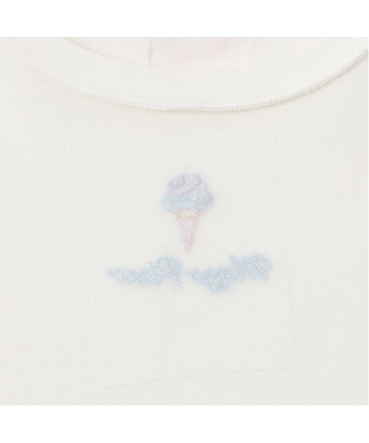 メゾピアノ(mezzo piano)の袖リボンシャツ＆肩開き半袖Tシャツセット13