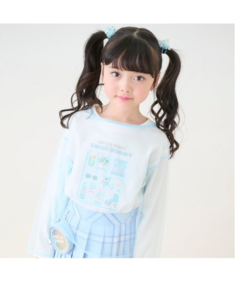 メゾピアノ(mezzo piano)のチュールレイヤード　長袖Tシャツ17