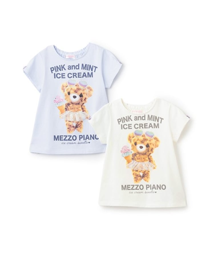 メゾピアノ(mezzo piano)の【人気商品再入荷】【直営店で取り扱い無し】アイスクマプリントTシャツ9