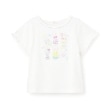 メゾピアノ(mezzo piano)の【人気商品再入荷】【直営店で取り扱い無し】ソーダ刺繍　半袖Tシャツ オフホワイト(003)