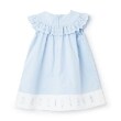 メゾピアノ(mezzo piano)の【人気商品再入荷】【直営店で取り扱い無し】裾ロゴ刺しゅうレースワンピース1