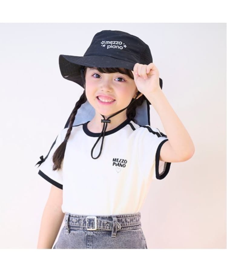 メゾピアノ(mezzo piano)の袖ラインリボン　半袖Tシャツ10
