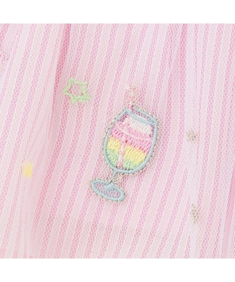 メゾピアノ(mezzo piano)の【人気商品再入荷】【直営店で取り扱い無し】ソーダ刺しゅう裾フリル半袖チュニック6