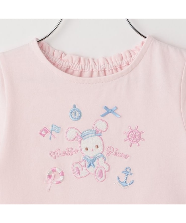 メゾピアノ(mezzo piano)のマリンうさぎ　半袖Tシャツ2