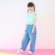 メゾピアノ(mezzo piano)のチャームつき　接触冷感デニムワイドパンツ19