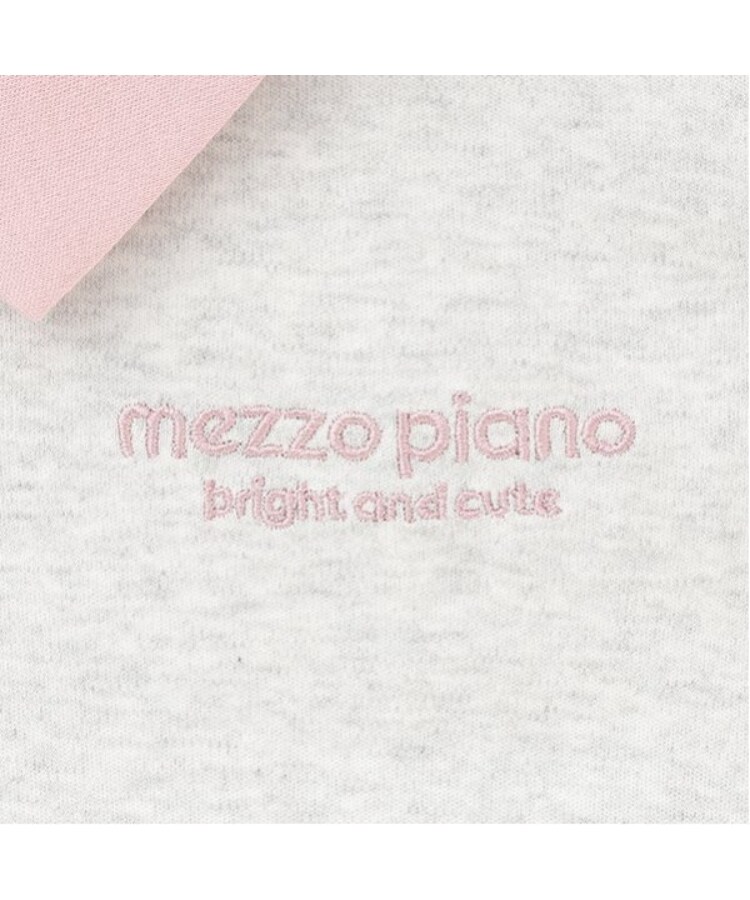 メゾピアノ(mezzo piano)の接触冷感　ハーフZIP　ルーズトップス3