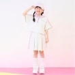 メゾピアノ(mezzo piano)の接触冷感　サイド切替ボックスプリーツスカパン ライトグレー(111)