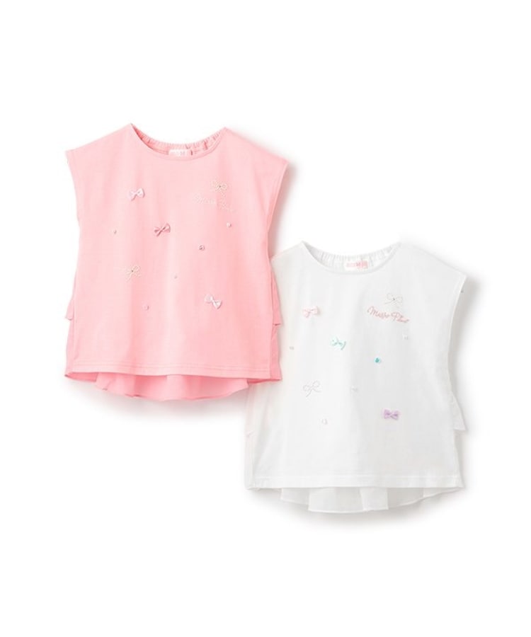 メゾピアノ(mezzo piano)の【人気商品再入荷】【直営店で取り扱い無し】後ろフリル　Tシャツ8