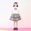 メゾピアノ(mezzo piano)のリボンアップリケ　半袖Tシャツ14