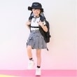 メゾピアノ(mezzo piano)のベルトつきプリーツスカート　インナーパンツセット23