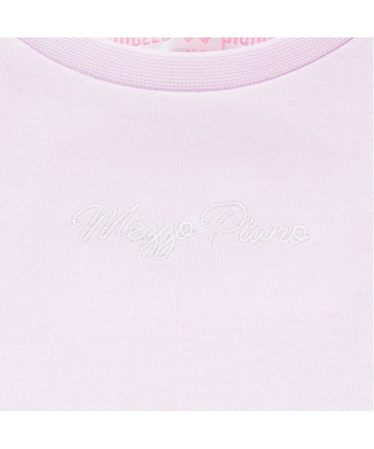 メゾピアノ(mezzo piano)のチェックビスチェ＆半袖Tシャツセット4