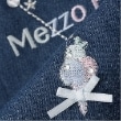 メゾピアノ(mezzo piano)のネックレス刺しゅう　2wayデニムワンピース10