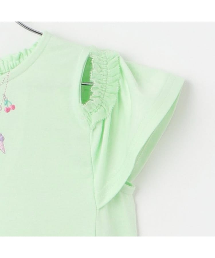 メゾピアノ(mezzo piano)のネックレス刺しゅう　肩開き2way半袖Tシャツ6