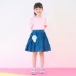 メゾピアノ(mezzo piano)のアイスポーチつき　アコーディオンプリーツスカート ブルー(091)