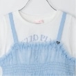 メゾピアノ(mezzo piano)のチュールチュニック　レイヤード半袖Tシャツ3