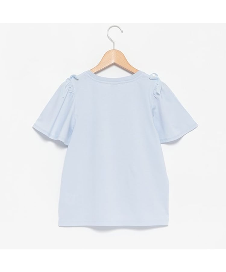 メゾピアノジュニア(mezzo piano junior)のシェル&ジュエル半袖Tシャツ1