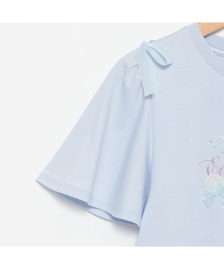 メゾピアノジュニア(mezzo piano junior)のシェル&ジュエル半袖Tシャツ5