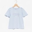 メゾピアノジュニア(mezzo piano junior)のシェル&ジュエル半袖Tシャツ ブルー(192)