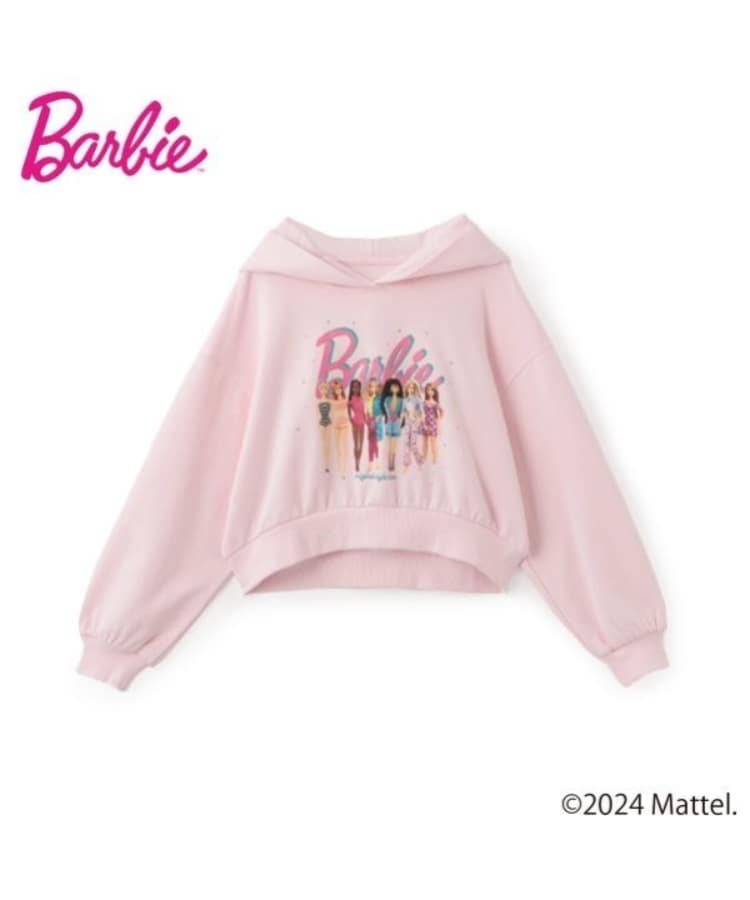 メゾピアノジュニア(mezzo piano junior)のBarbie／クロップドパーカ10
