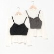メゾピアノジュニア(mezzo piano junior)のパフスリーブ長袖Tシャツ＆リボンビスチェセット13