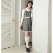 メゾピアノジュニア(mezzo piano junior)のパフスリーブ長袖Tシャツ＆リボンビスチェセット17