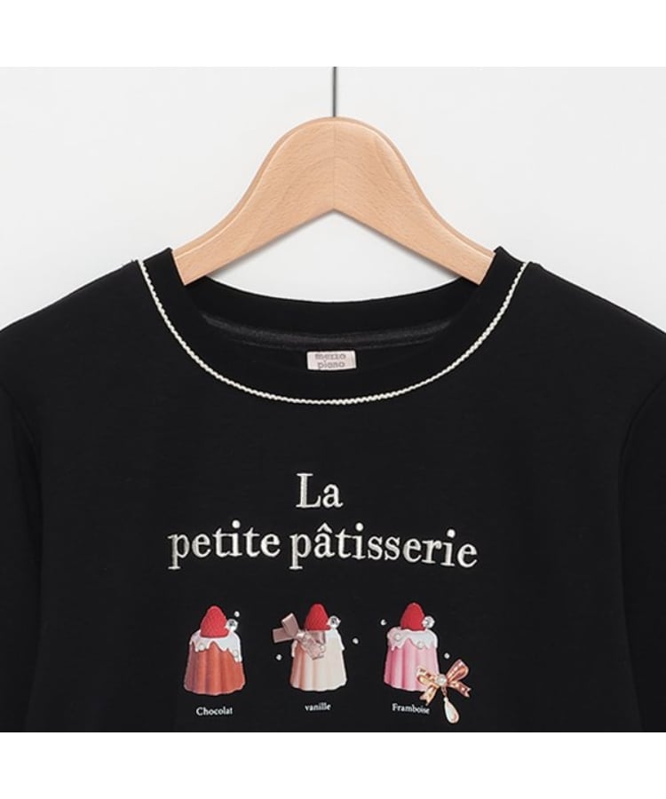 メゾピアノジュニア(mezzo piano junior)の★【抗菌・消臭】カヌレモチーフ長袖Tシャツ2