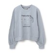 メゾピアノジュニア(mezzo piano junior)の★チャーミングモチーフトレーナー ブルー(192)